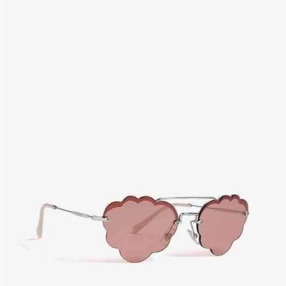 ?- New Authentic MIU MIU MU57U Irregular-Frame Sunglasses main image 12